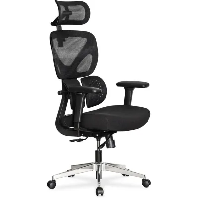 Офісне крісло Mealux D1 Duo Air Fabric Black (HF-D1 Duo F/B)