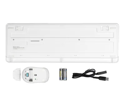 Комплект (клавіатура, миша) бездротовий A4Tech FG1012 White