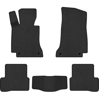 Килимок в салон EVAtech Mercedes-Benz C-Class (W205) 2014-2021 4 поко (MB3796C5MS4RBB)