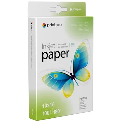 Фотопапір PrintPro 10x15 (PGE1801004R)