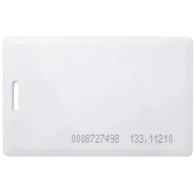Безконтактна картка EM-Marine 1.8мм white, чип TK4100 с номером (1.8мм white, чіп TK4100 з номером)