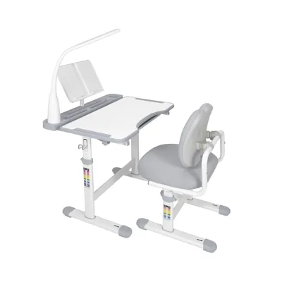 Парта зі стільцем FunDesk Vivo Grey (221892)
