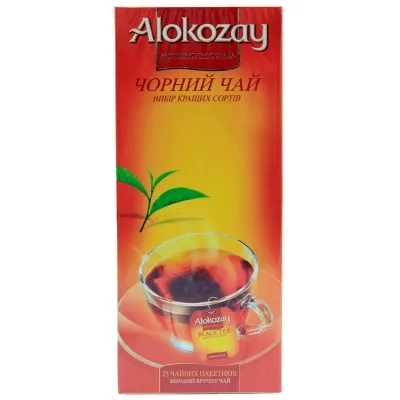 Чай Alokozay чорний 25х2 г (фільтр-пакет) (4820229040023)
