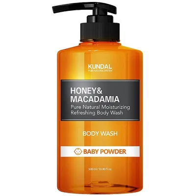 Гель для душу Kundal Honey & Macadamia Body Wash Baby Powder 500 мл (8809568740180)