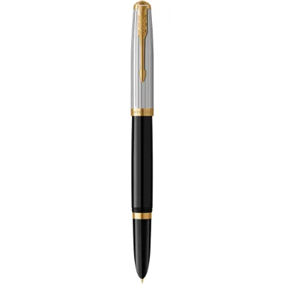 Ручка пір'яна Parker PARKER 51 Premium Black GT  FP F (56 111)