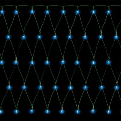 Гірлянда Jumi Сітка 100 LED, 1x1 м, блакитний (5900410537583)