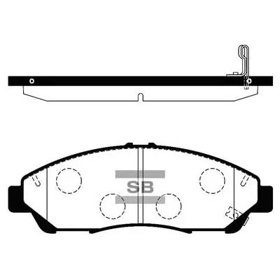 Гальмівні колодки HI-Q SP1452