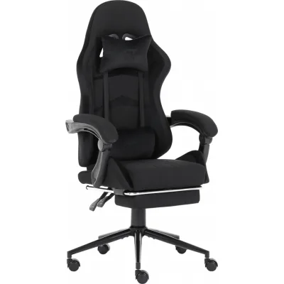 Крісло ігрове GT Racer X-2324 Black Suede (X-2324 Fabric Black Suede)