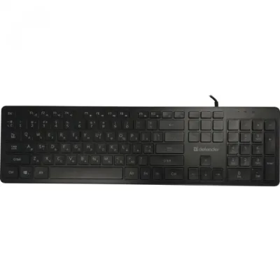 Клавіатура Defender Balance LQ LED USB UA Black (450790)
