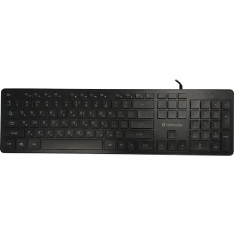 Клавіатура Defender Balance LQ LED USB UA Black (450790)