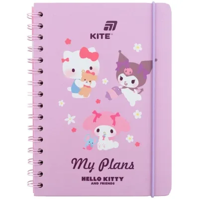Тижневик Kite дитячий на спіралі Hello Kitty, тверда обкладинка (HK26-438)