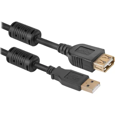 Дата кабель USB 2.0 AM/AF 1.8m Defender (87429)