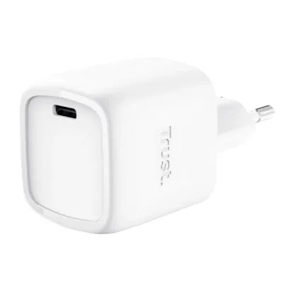 Зарядний пристрій Trust USB-C PD30W GaN white (25520_TRUST)