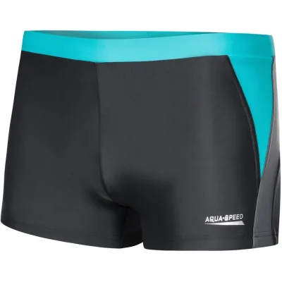 Плавки Aqua Speed Dario 346-32 темно-сірий, бірюзовий M (5908217662316)