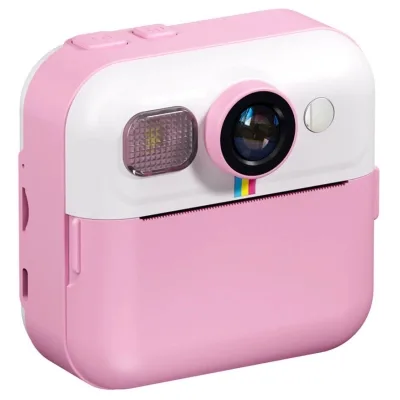 Дитячий фотоапарат ColorWay з функцією миттєвого друку (Pink) (CW-PHP01P)
