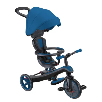 Дитячий велосипед Globber Explorer Trike 4 в 1, синій (634-100)