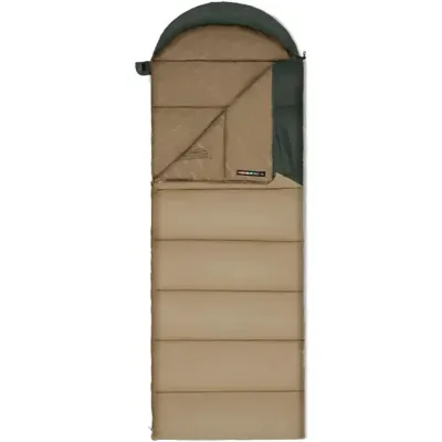 Спальний мішок Naturehike з капюшоном Sunny Day PL02 U450 CNK2550WS028, (3,9°C), правий, коричнево-зелений (6977465868435)