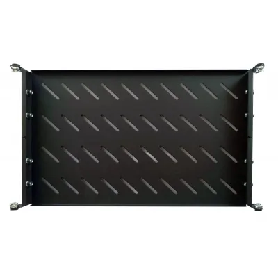 Полка 19" Hypernet 1U глиб. 300мм, в шкафи глибиною 450мм, колір чорний (U-FS-45-Black)