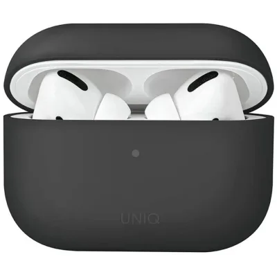 Чохол для навушників Uniq Lino AirPods Pro 2 gen Silicone Ash Grey (8886463683521)