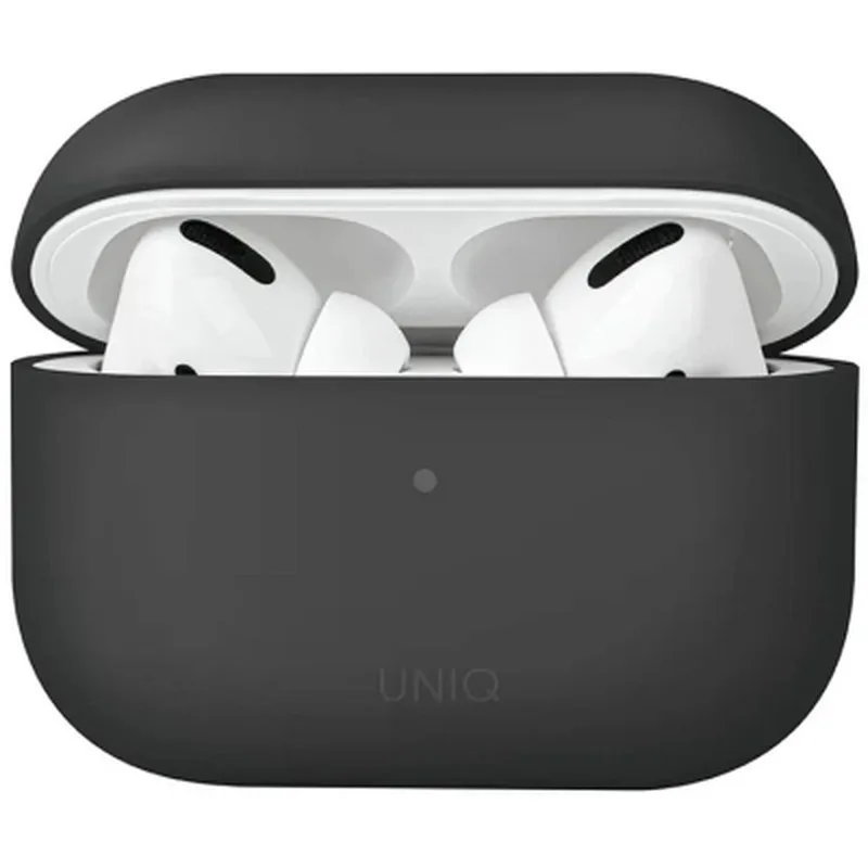 Чохол для навушників Uniq Lino AirPods Pro 2 gen Silicone Ash Grey (8886463683521)