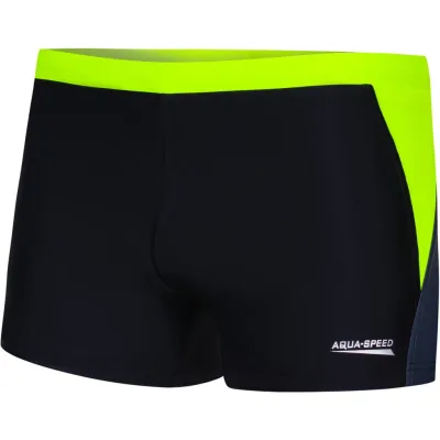 Плавки Aqua Speed Dario 346-138 чорний, флуоресцентний жовтий S (5908217662286)