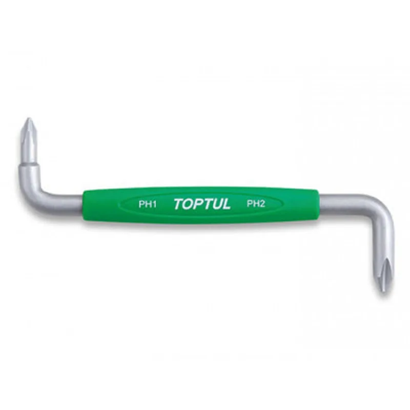 Вороток-викрутка хрестова S-подібна TOPTUL PH1xPH2 FBKA0102
