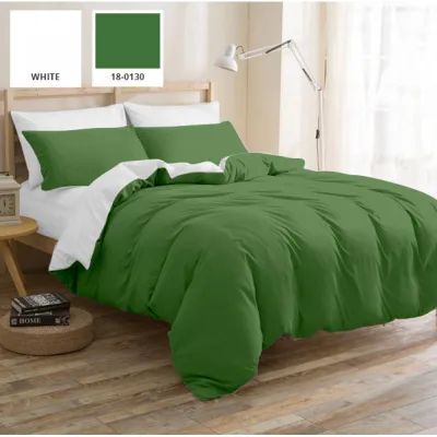 Постільна білизна MirSon Бязь Premium Green Diego 143х210 (2200000948984)