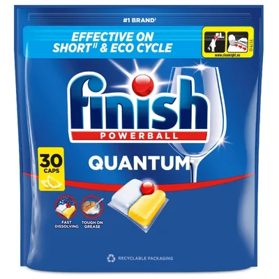 Таблетки для посудомийних машин Finish Quantum Лимон 30 шт. (5908252021048)
