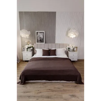 Плед Прованс COTTON шоколадний 120 х 200 см (039528)