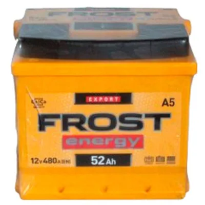 Акумулятор автомобільний FROST ENERGY 52Ah (+/-)