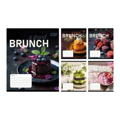 Зошит Yes Brunch А5 36 аркушів лінія (769103)