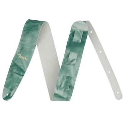 Ремінь для гітари Fender Strap Tie Dye Leather Sage Green (233403)