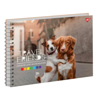 Альбом для малювання Yes А4 30 Спіраль Travel friends (130571)