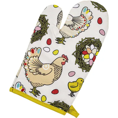 Кухонна прихватка Home Line Рукавиця Курочки 17x28 см (182829)