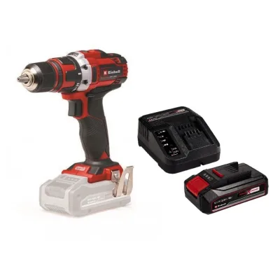 Шуруповерт Einhell PXC, TE-CD 18/40 Li Kit, 18V, АКБ 1x2.5Ah, 40Нм, 400·1500об/хв, ЗП, 1.25кг (4513925-16)