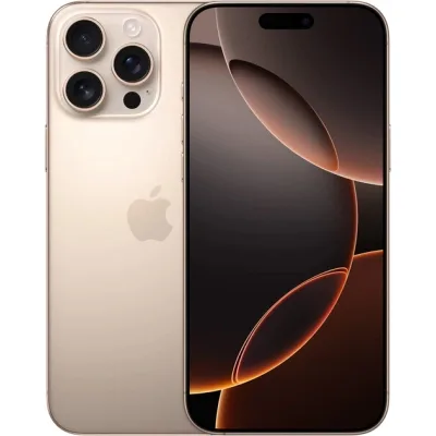 Мобільний телефон Apple iPhone 16 Pro Max 256Gb Desert Titanium (Grade A) USED (iP16PM25DeT_A)