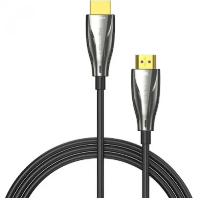 Кабель мультимедійний HDMI M to HDMI M 15.0m V2.1 Optical 8K 60Hz 48Gbps Dolby 7.1 black Vention (ALBBN)