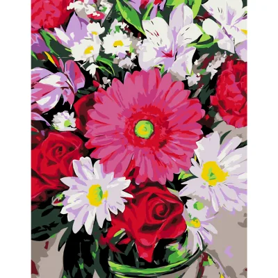Картина по номерам Rosa Start Квітковий мікс 35 х 45 см (4823098525103)