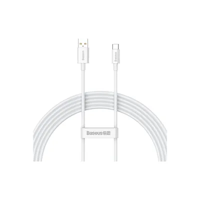 Дата кабель USB 2.0 AM to USB-C 1.0m Superior Fast Charging 100W moon white Baseus (P10320102214-01)