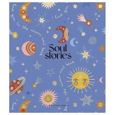 Зошит Школярик Soul stories 80 аркушів лінія (080-3202L)