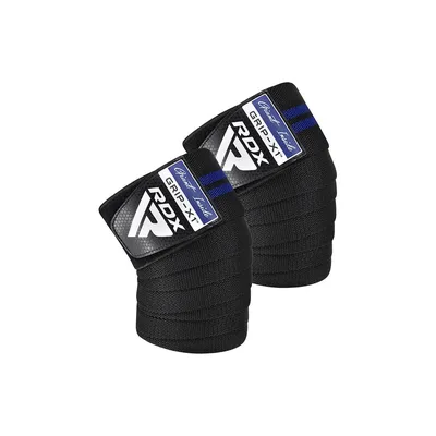 Бинт для спорту RDX KR11 Gym Knee Wrap Black/Blue (WAH-KR11BU)