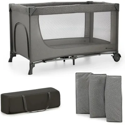 Дитячий манеж Kinderkraft Joy 2 Dark Grey (5902533925117)