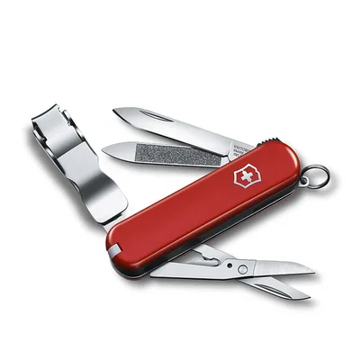 Нож Victorinox NailClip 580, 65 мм, червоний (0.6463)