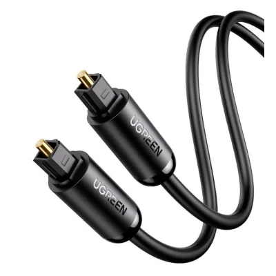 Кабель мультимедійний Optical Toslink 2.0m AV122 black Ugreen (70892)