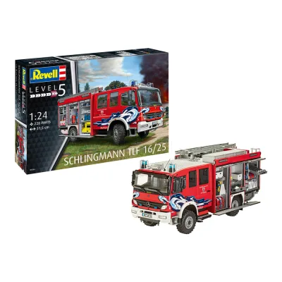 Збірна модель Revell Пожежна машина цистерна TLF 16/25 рівень 5 масштаб 1:24 (RVL-07586)