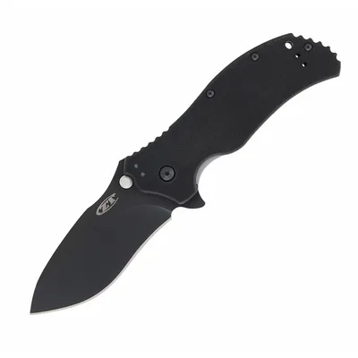 Ніж складний Zero Tolerance FOLDER G-10 BLACK/BLACK чорний клинок / чорна рукоять 0350