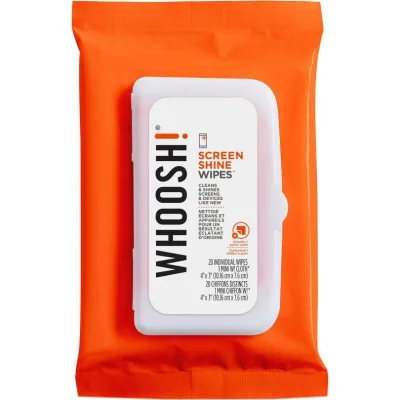 Серветки Whoosh! Screen Shine 20 WIPES 10х7cm + 1microfiber 14х14cm (1FG20WPENFR)