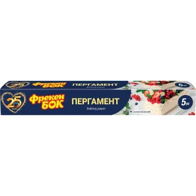 Папір для випічки пергаментний Фрекен БОК 5 м (4820048483278)