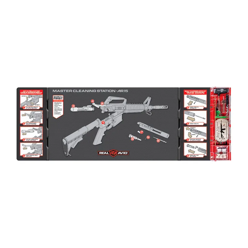 Набір для чистки зброї Real Avid Master Cleaning Station AR15 (AVMCS-AR)