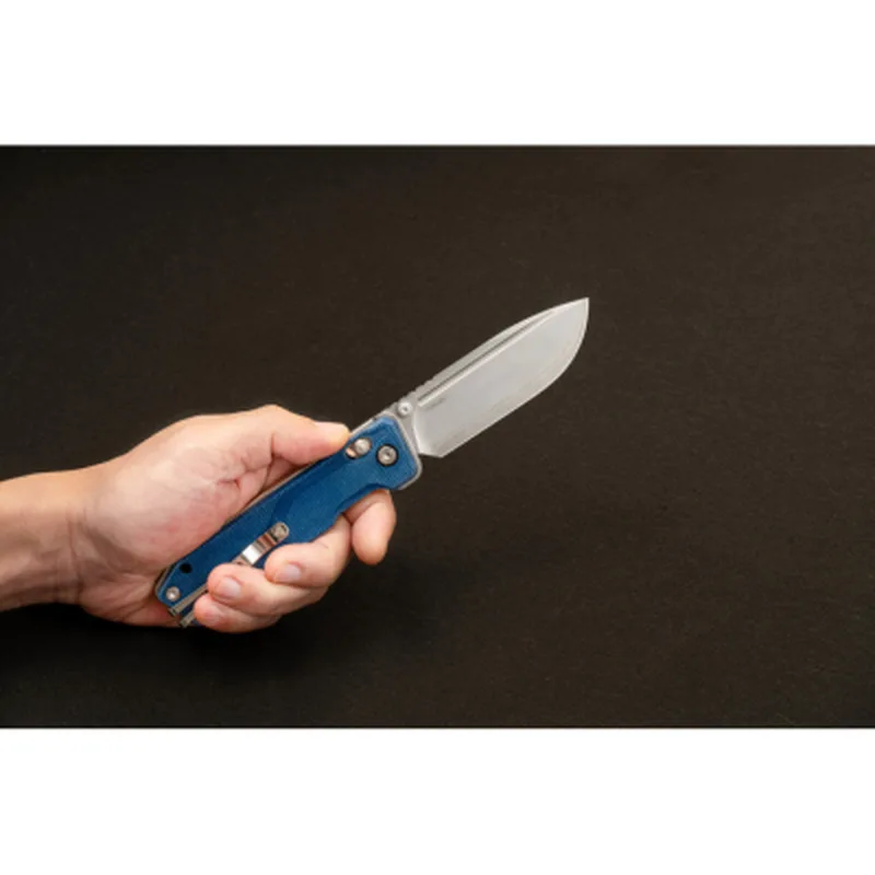 Ніж SRM Rubik 7228B 140Cr, Blue Micarta, Stonewash (7228B-ME2)